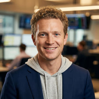 Ryan Brooks, listed as Lead Trading Analyst at Steady Gainidence, in a profile image